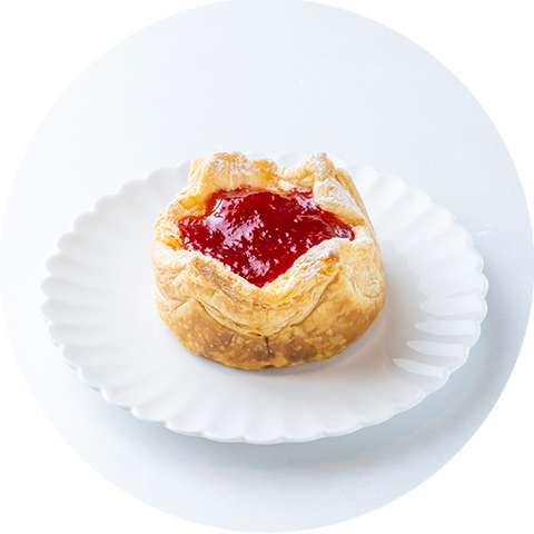 さくさくいちごパイ