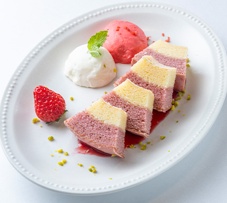 いちごのバウムプレート いちご